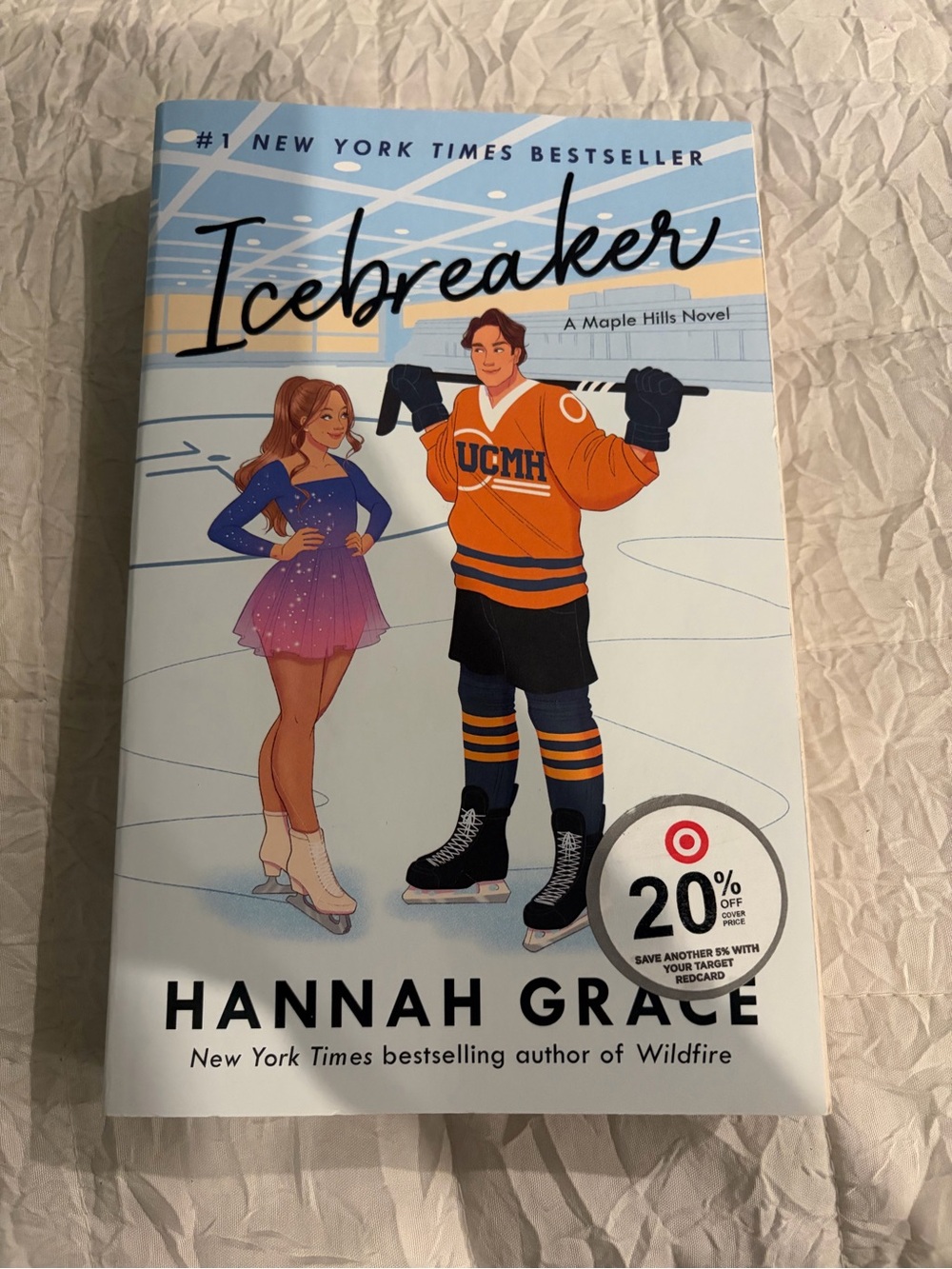 Icebreaker by Hannah Grace - White & Light Blue Cover